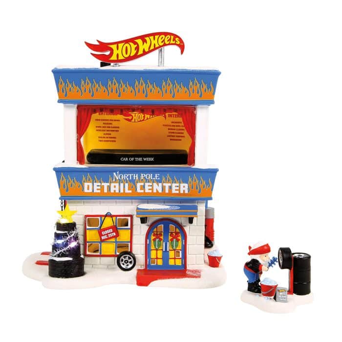 Hot Wheels Detail Center North Pole Village D56