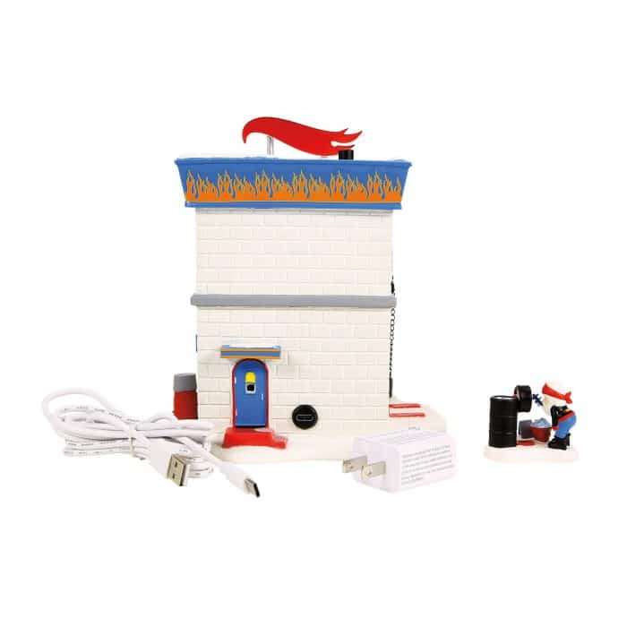 Hot Wheels Detail Center North Pole Village D56 Back Cords