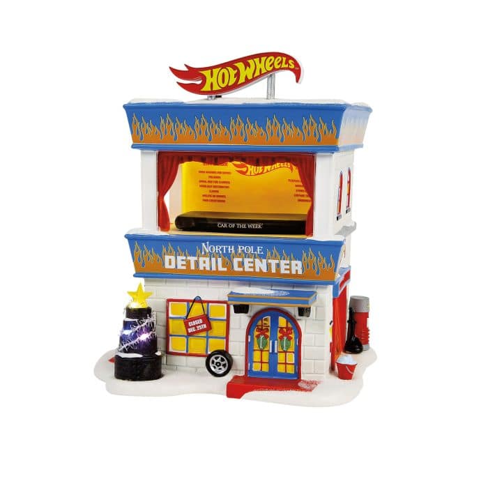 Hot Wheels Detail Center North Pole Village D56 Building