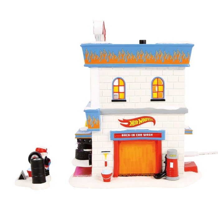 Hot Wheels Detail Center North Pole Village D56 Side