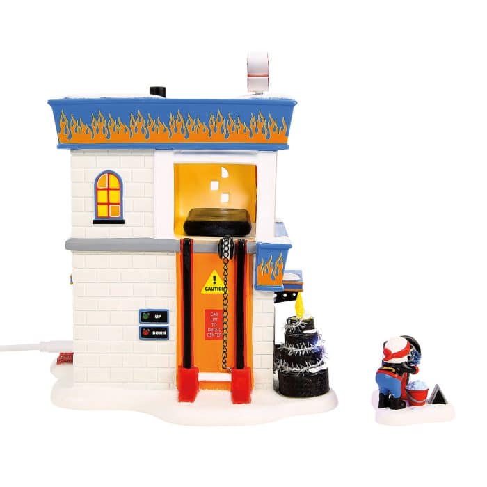 Hot Wheels Detail Center North Pole Village D56 Side Two