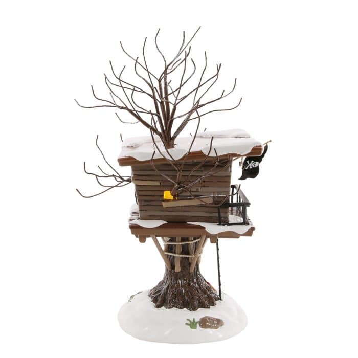 Kevins Tree House Snow Village D56 Side Two