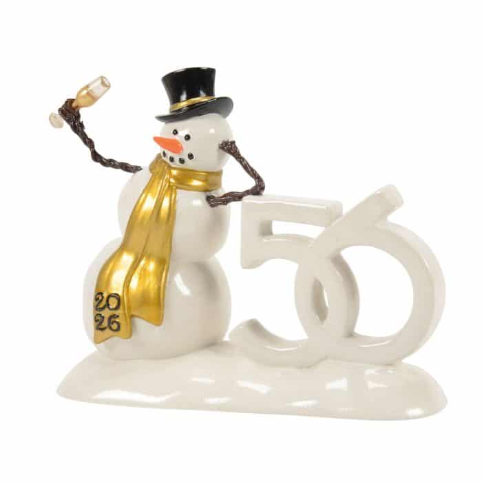 Lucky the Snowman 50th 2026 Snow Village D56