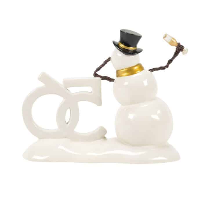 Lucky the Snowman 50th 2026 Snow Village D56 Back