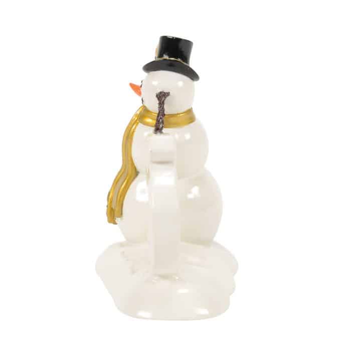 Lucky the Snowman 50th 2026 Snow Village D56 Side