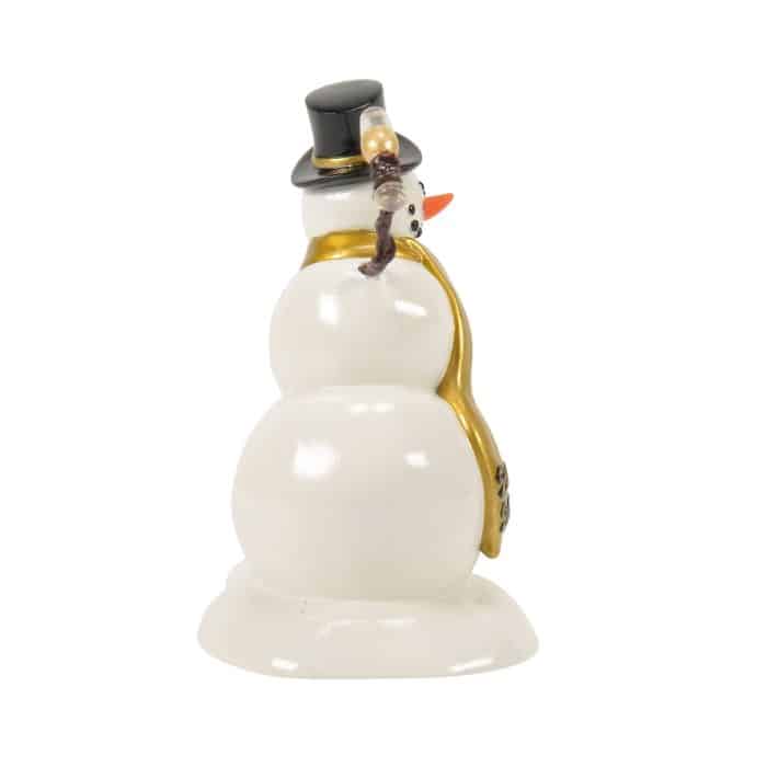 Lucky the Snowman 50th 2026 Snow Village D56 Side Two