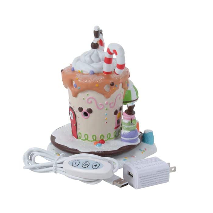 Mickeys Peppermint Cafe Disney Village D56 Back Cords