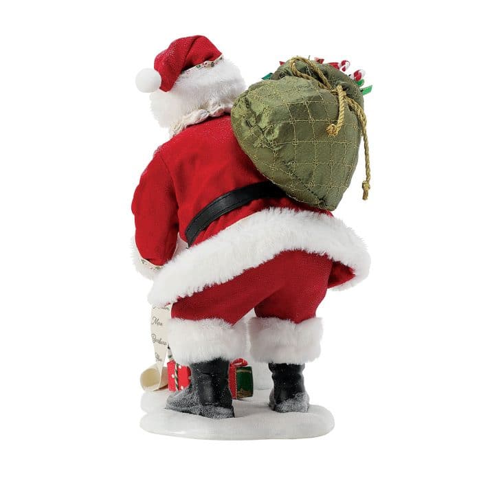 Nice List Possible Dreams Santa Figurine Side