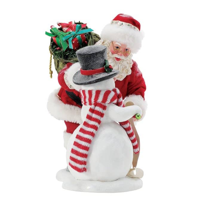 Nice List Possible Dreams Santa Figurine Side Two