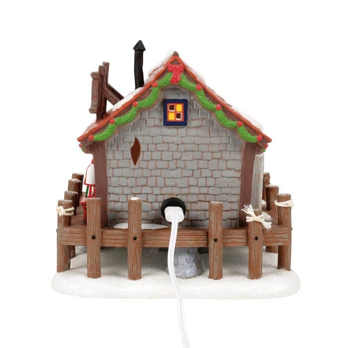 Petes Crabby Christmas Disney Village D56 Back