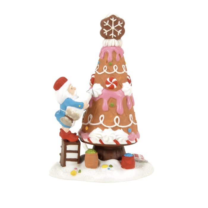 Piping the Tree North Pole Village D56 Front