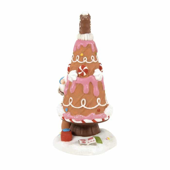 Piping the Tree North Pole Village D56 Side