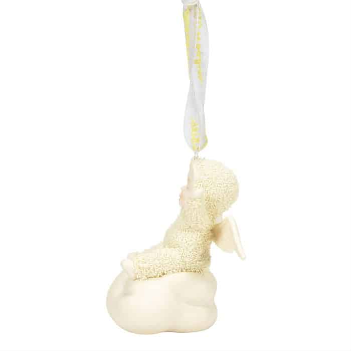 Playing In Clouds Snowbabies Ornament Side