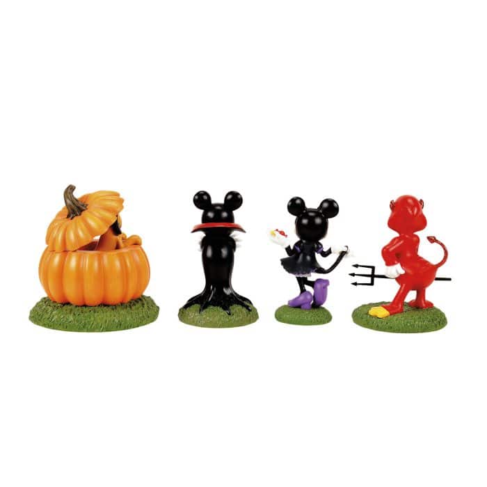 Ready for Tricks  Treats Disney Pumpkintown D56 Back