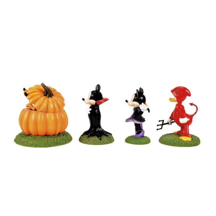 Ready for Tricks  Treats Disney Pumpkintown D56 Side