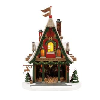 Reindeer Acres Stable 50th North Pole Village D56 Limited Edition