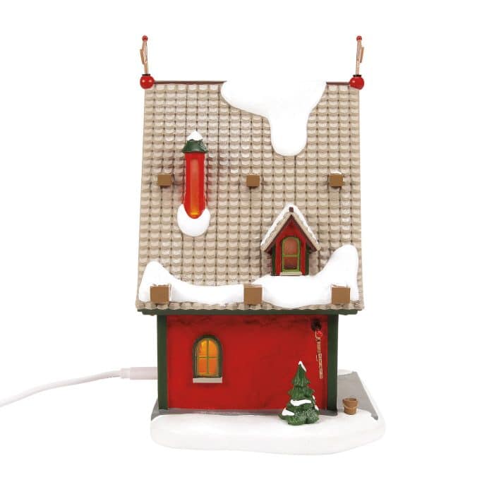 Reindeer Acres Stable 50th North Pole Village D56 Limited Edition Side Two