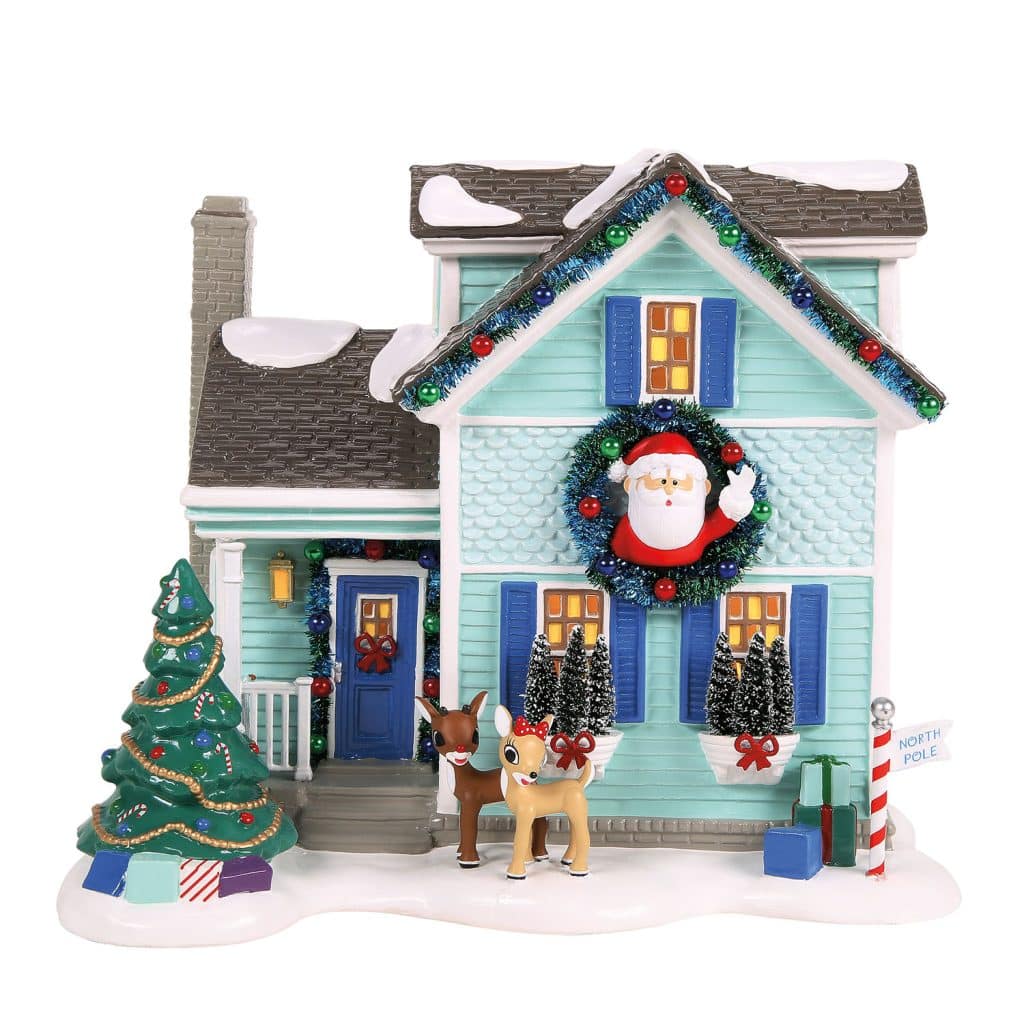 Rudolph House Snow Village D56