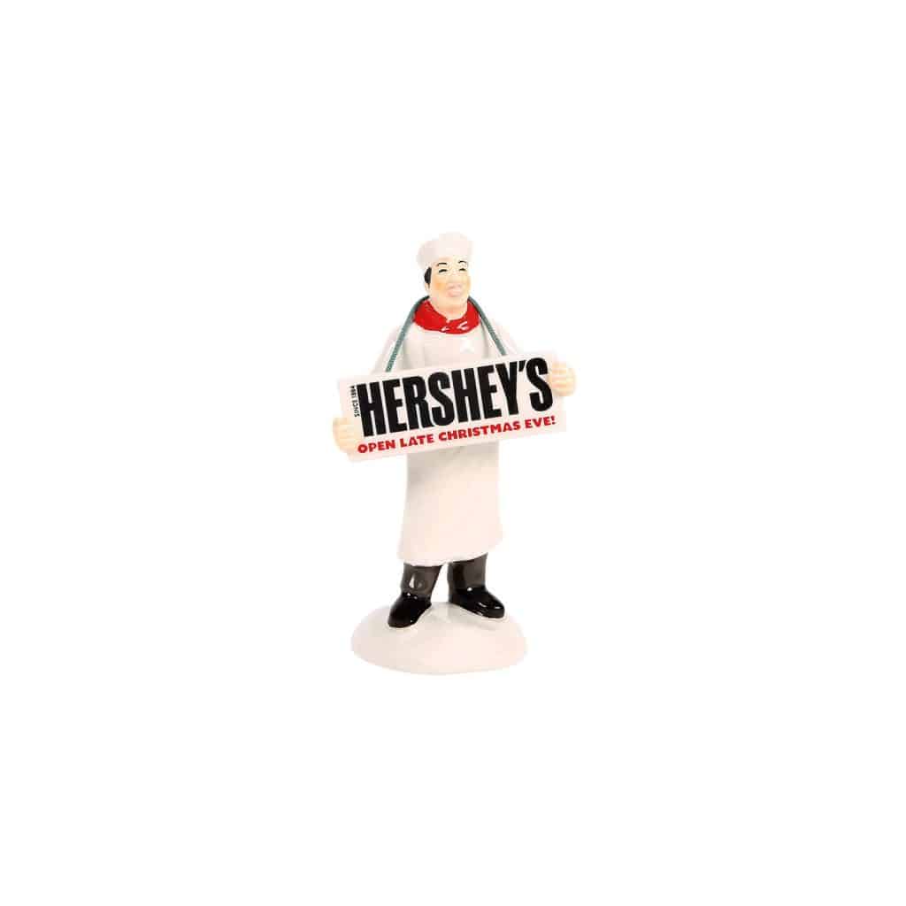 Santa Prefers Hersheys Snow Village D56