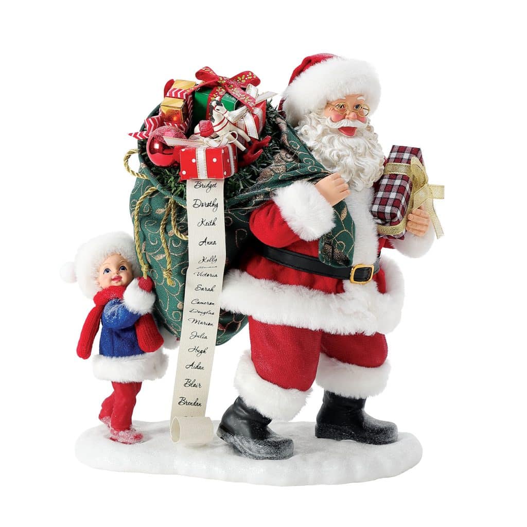 Sharing the Load Possible Dreams Santa Figurine
