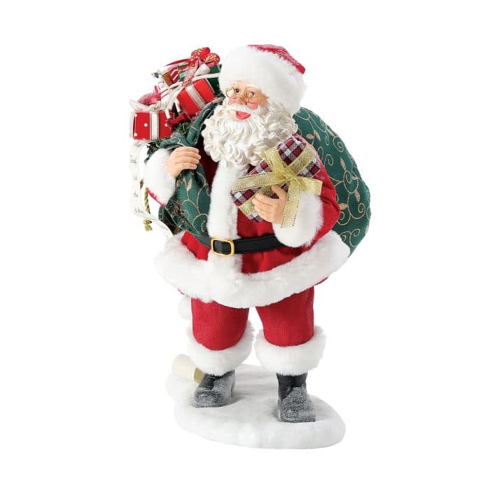 Sharing The Load Possible Dreams Santa Figurine Front