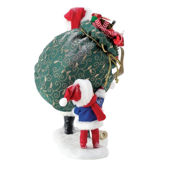 Sharing The Load Possible Dreams Santa Figurine Side