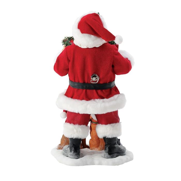 Sing Along Possible Dreams Santa Figurine Back