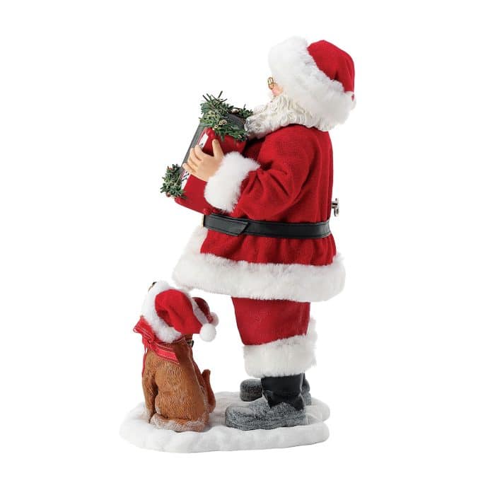 Sing Along Possible Dreams Santa Figurine Side Two