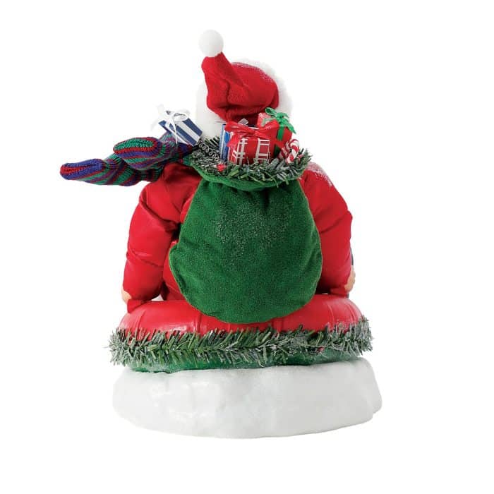 Snow Much Fun Possible Dreams Santa Figurine Back