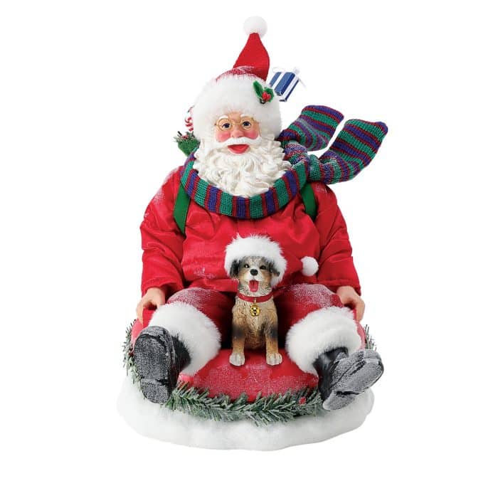 Snow Much Fun Possible Dreams Santa Figurine Front