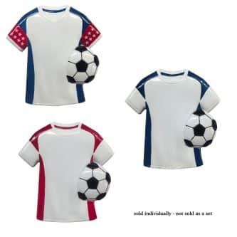 Soccer Jersey Ornaments Personalize