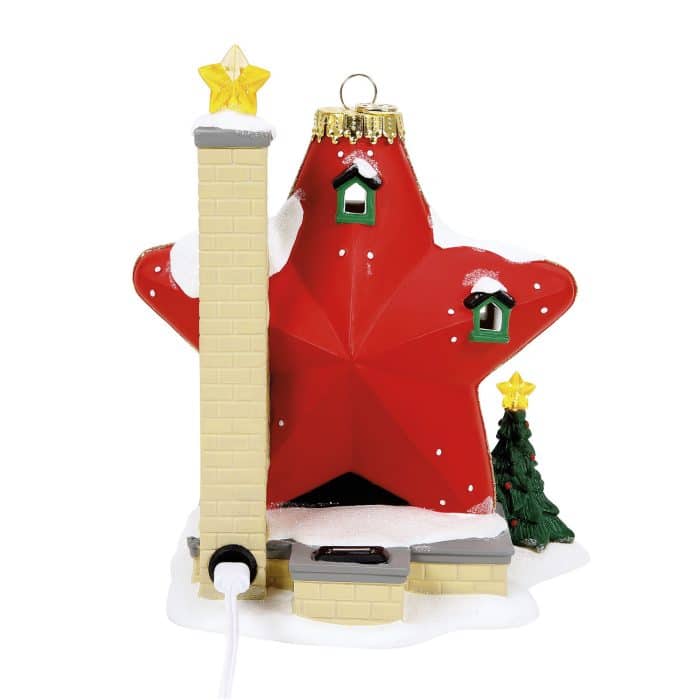 Sparkle Star House North Pole Village D56 Back