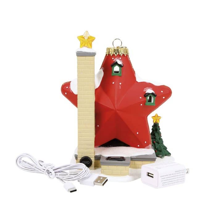 Sparkle Star House North Pole Village D56 Back Cords