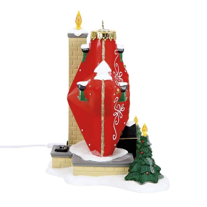 Sparkle Star House North Pole Village D56 Side
