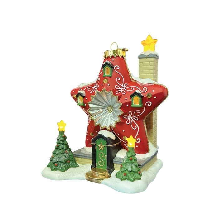 Sparkle Star House North Pole Village D56 View Two