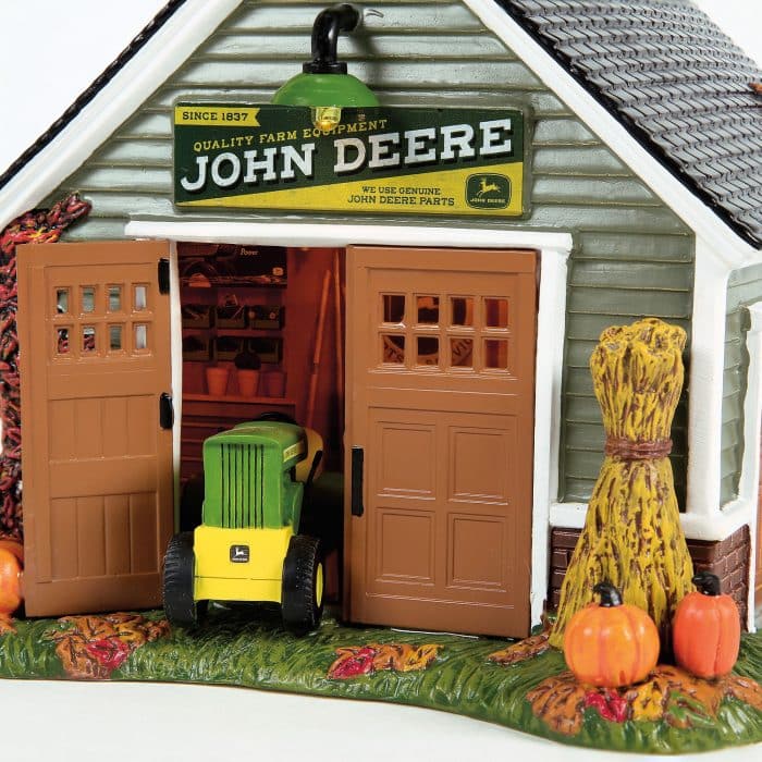 Still Running Halloween Village D56 Close up