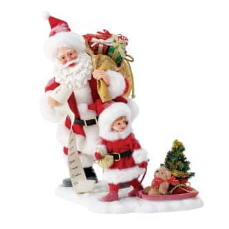Teddy Takes A Ride Possible Dreams Santa Figurine