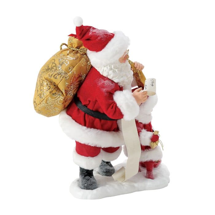 Teddy Takes a Ride Possible Dreams Santa Figurine Side Two