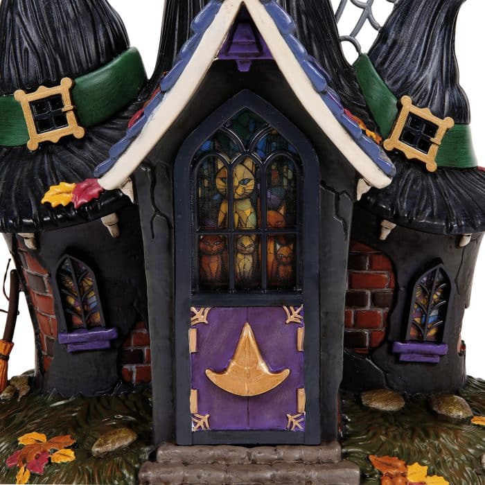 Temple of the Enlightened Hag 50th Halloween Village D56 Close Up