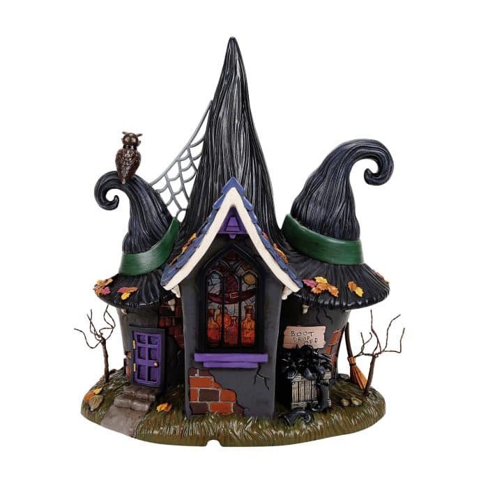 Temple of the Enlightened Hag 50th Halloween Village D56 Front