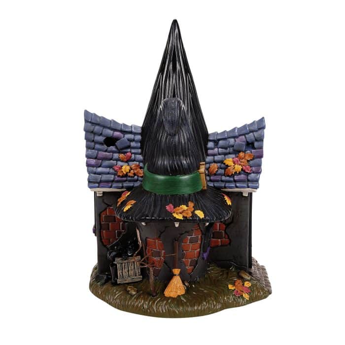 Temple of the Enlightened Hag 50th Halloween Village D56 Side