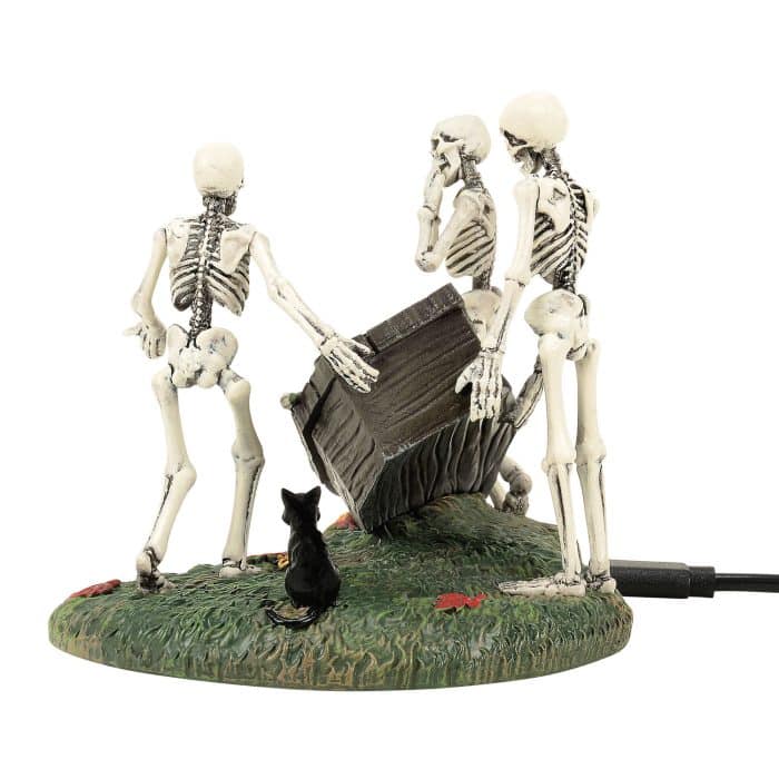 the Clumsy Cortege 50th Halloween Village D56 Back Cord