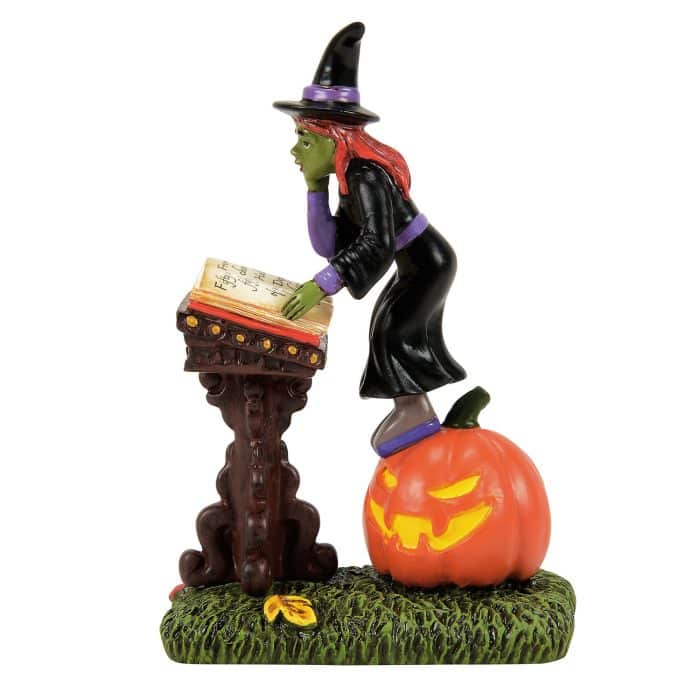 the Cursed Curses in Cursive Halloween Village D56