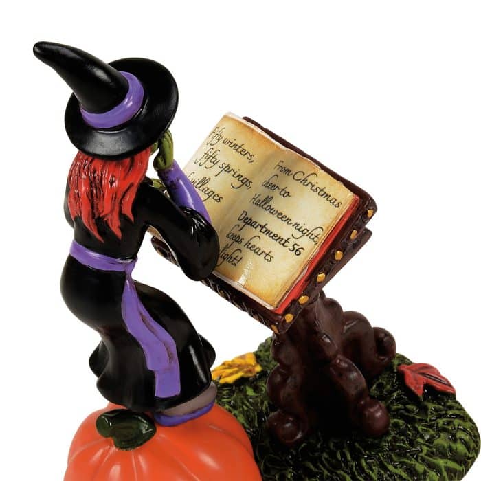 the Cursed Curses in Cursive Halloween Village D56 Close Up
