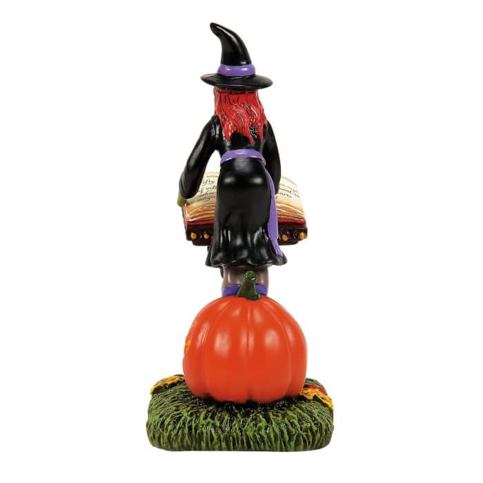the Cursed Curses in Cursive Halloween Village D56 Side