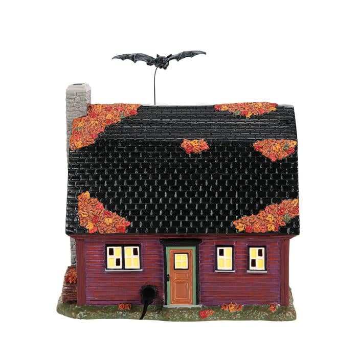 the Vampire House Halloween Village D56 Back