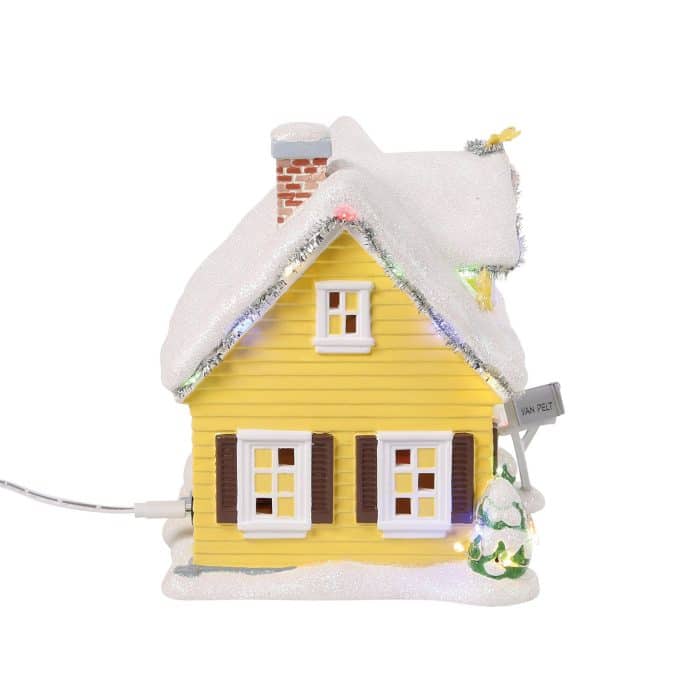 the Van Pelt Residence Peanuts Village Dept 56 Side Two