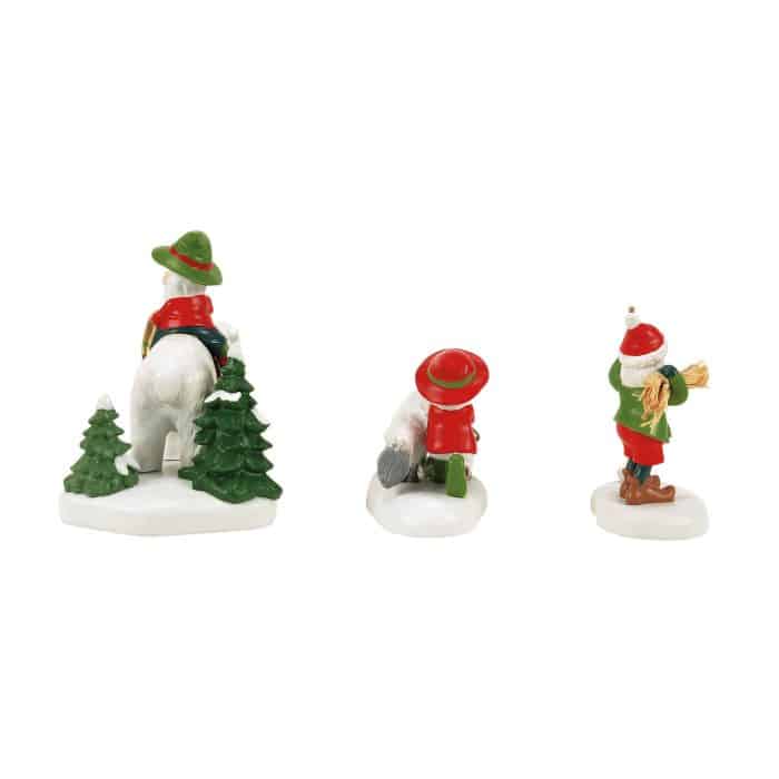 Three Wee Kings 50th North Pole Village D56 Side