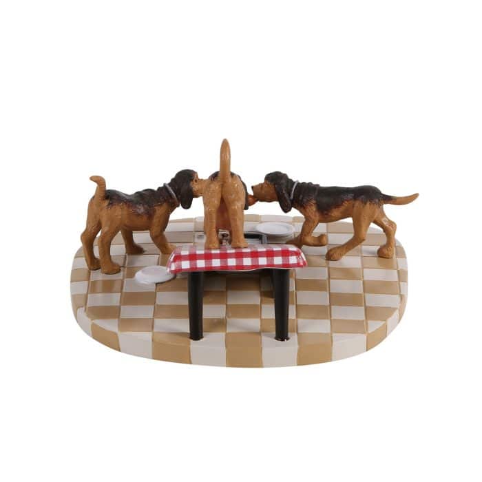 Turkey for the Hounds a Christmas Story Village Dept 56 Back