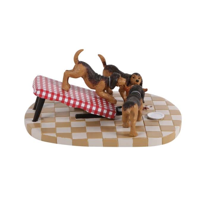 Turkey for the Hounds a Christmas Story Village Dept 56 Side Two